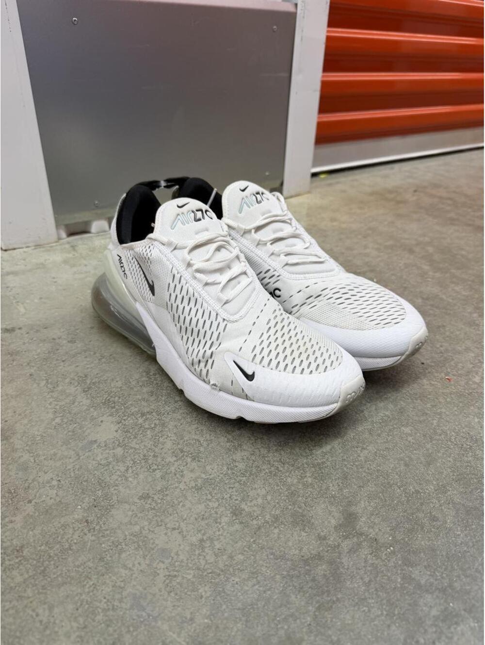 nike air max 270 white running gym shoes size 13 MENS